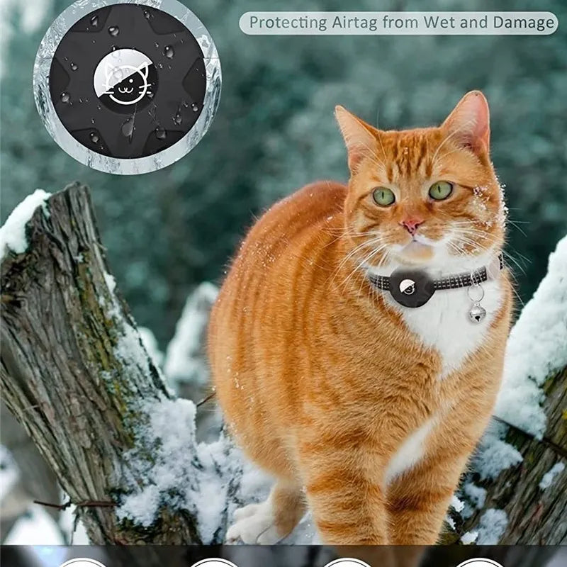 Silicone Case Cat Collar With Tracker