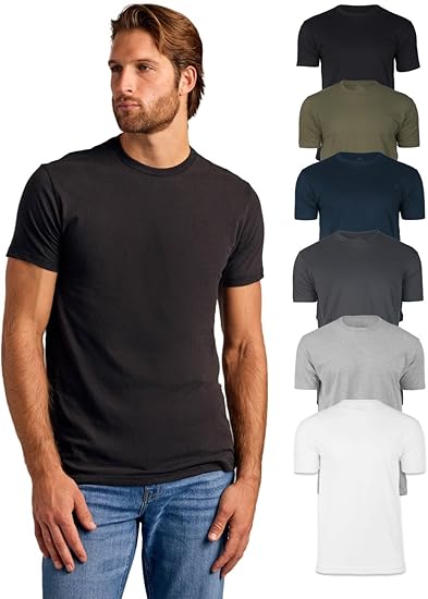 True Classic Mens T-Shirts - Short Sleeve Crew Neck Plain Novelty T Shirt for Men, Valentines Day Gifts for Him