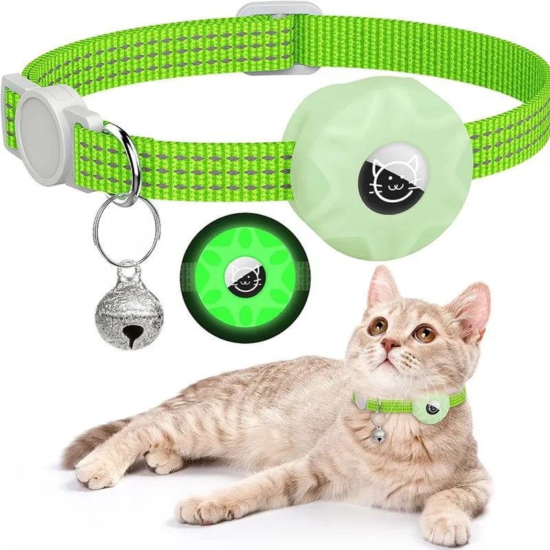 Silicone Case Cat Collar With Tracker