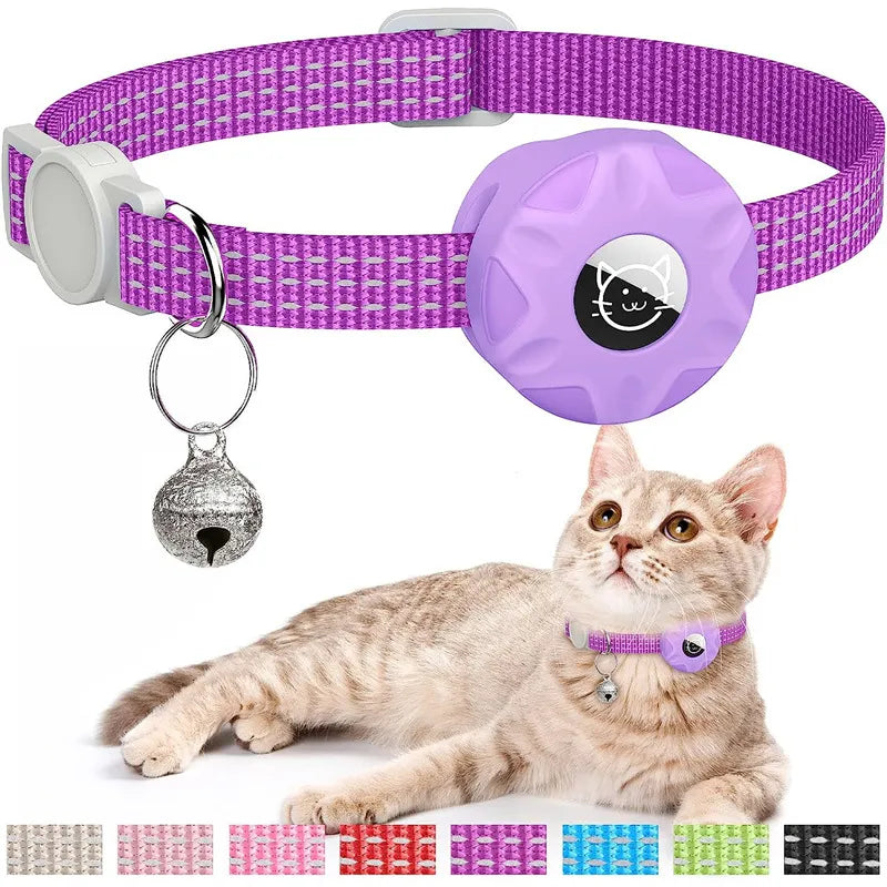 Silicone Case Cat Collar With Tracker